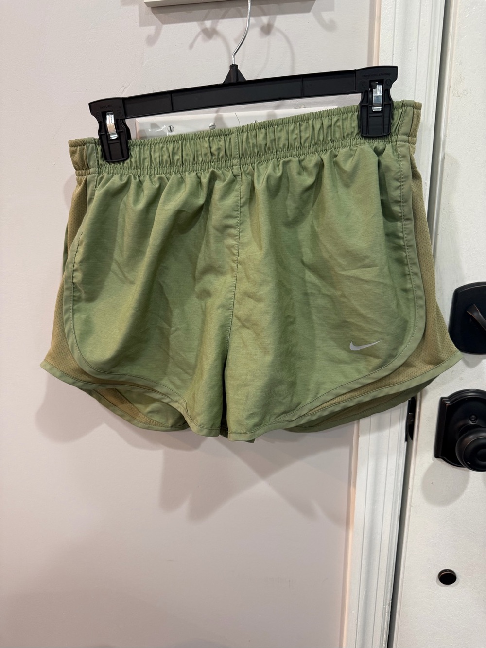 Nike Women's Light Olive Athletic Running Shorts